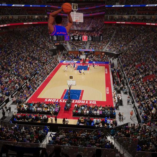 Little Caesars Arena - Section Mezzanine 2 Seat View