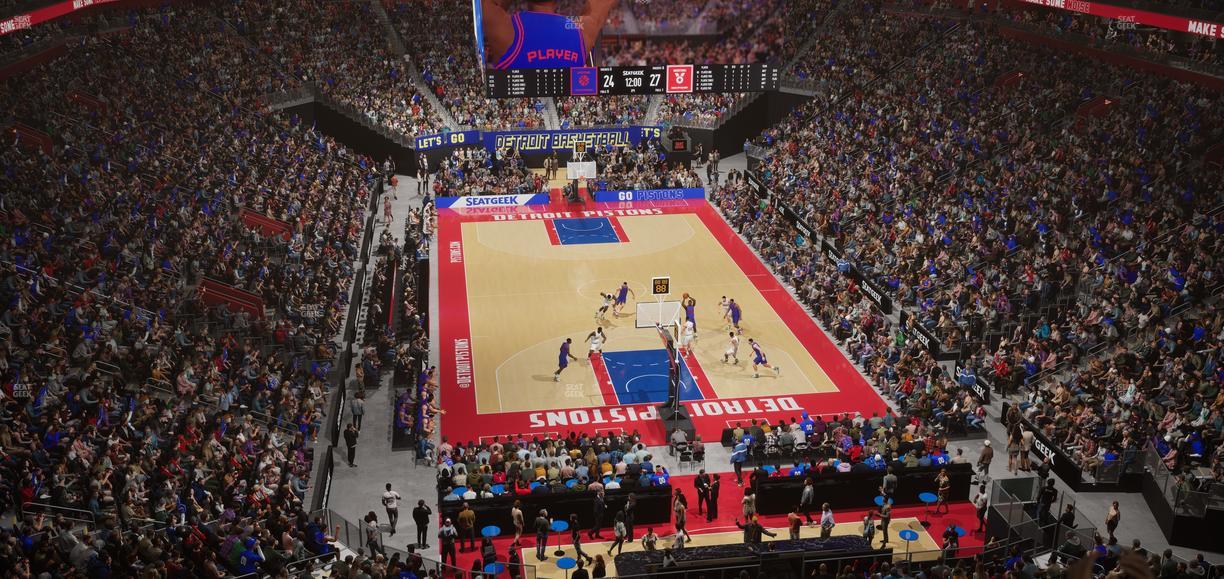 Little Caesars Arena - Section Mezzanine 20 Seat View