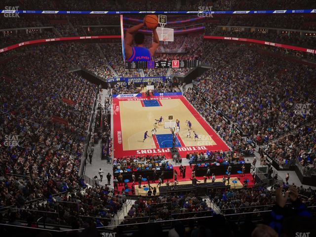 Little Caesars Arena - Section Mezzanine 20 Seat View