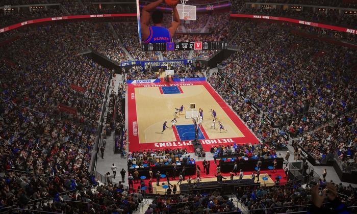 Little Caesars Arena - Section Mezzanine 20 Seat View