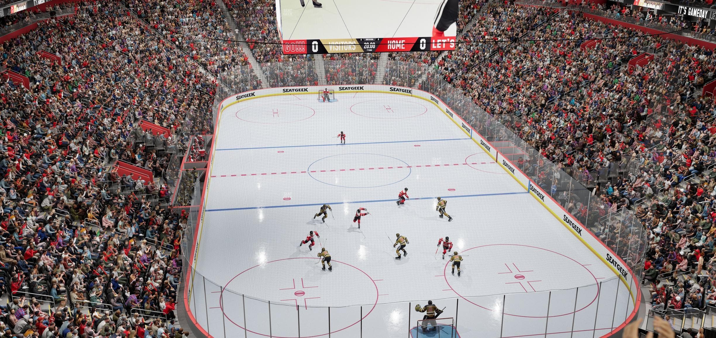 Little Caesars Arena - Section Mezzanine 20 Seat View