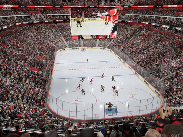 Little Caesars Arena - Section Mezzanine 20 Seat View