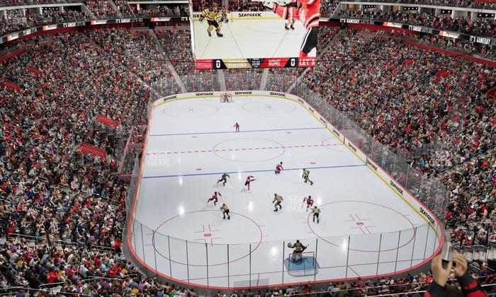Little Caesars Arena - Section Mezzanine 20 Seat View