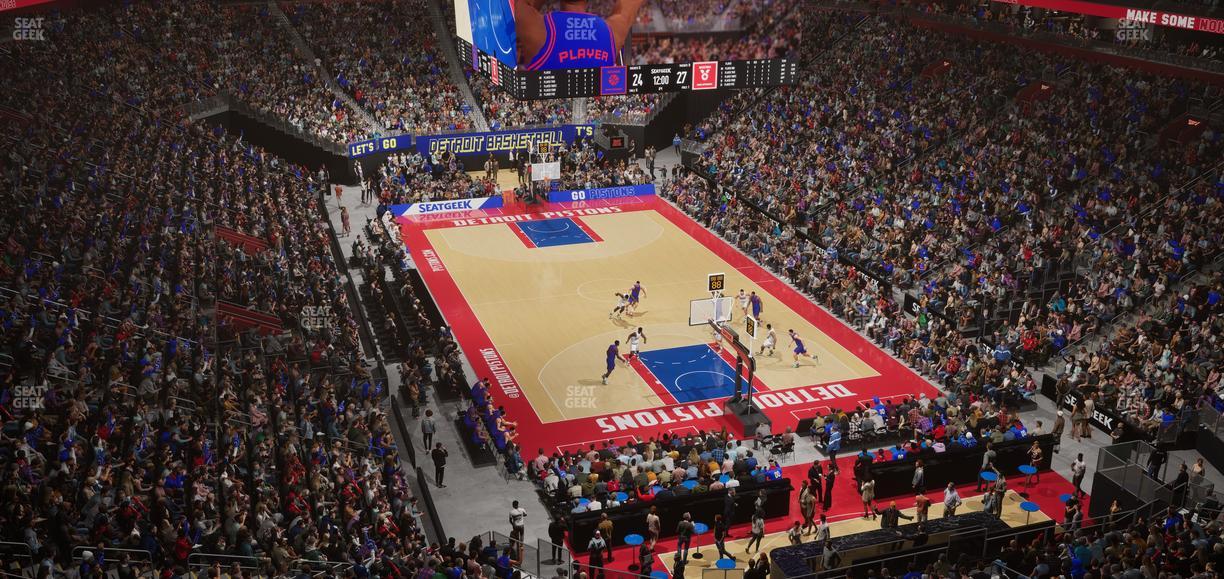 Little Caesars Arena - Section Mezzanine 21 Seat View