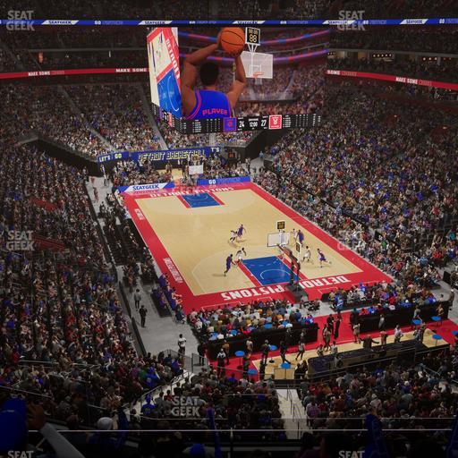 Little Caesars Arena - Section Mezzanine 21 Seat View