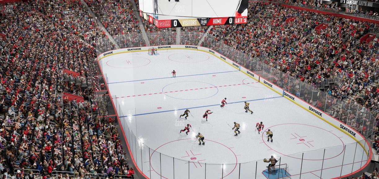 Little Caesars Arena - Section Mezzanine 21 Seat View