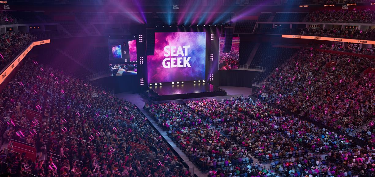 Little Caesars Arena - Section Mezzanine 22 Seat View