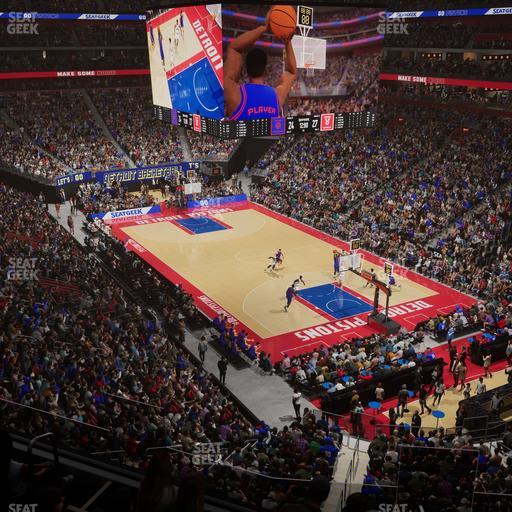 Little Caesars Arena - Section Mezzanine 22 Seat View