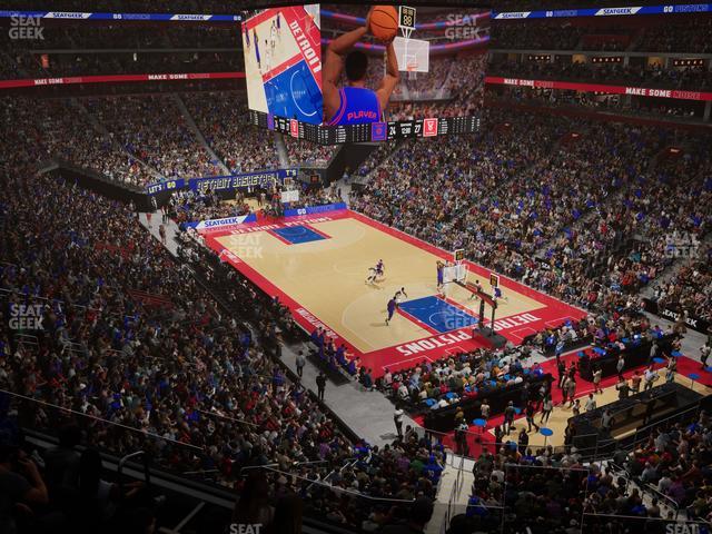 Little Caesars Arena - Section Mezzanine 22 Seat View