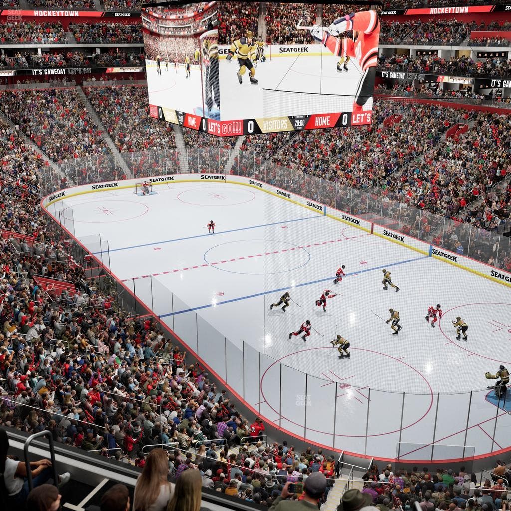 Little Caesars Arena - Section Mezzanine 22 Seat View