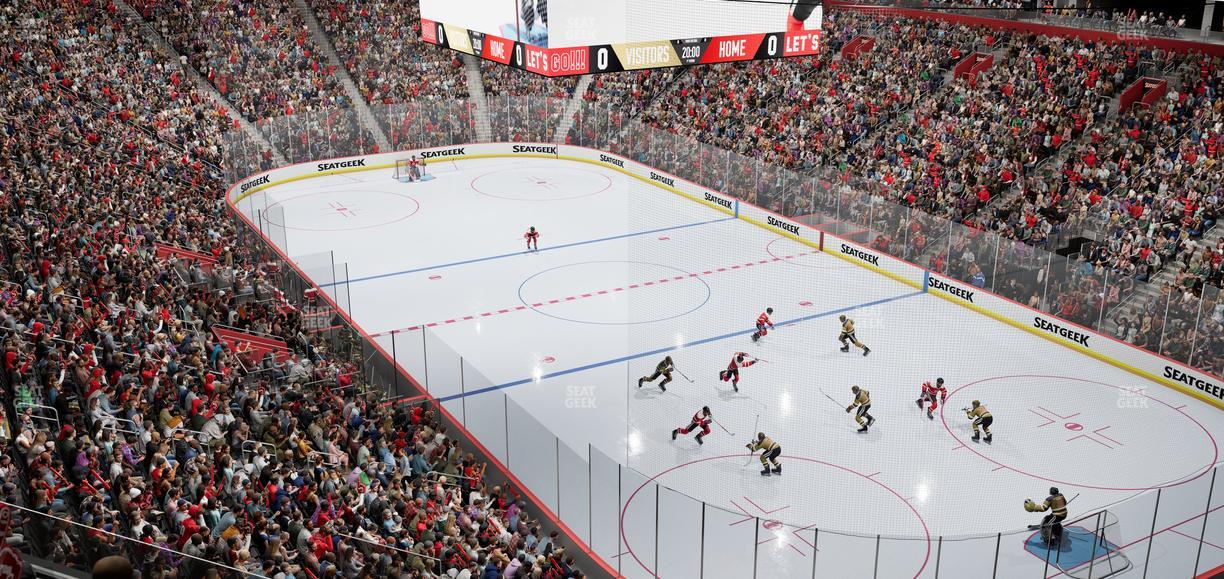 Little Caesars Arena - Section Mezzanine 22 Seat View