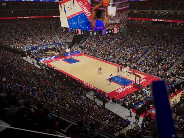 Little Caesars Arena - Section Mezzanine 23 Seat View