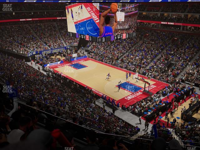 Little Caesars Arena - Section Mezzanine 23 Seat View