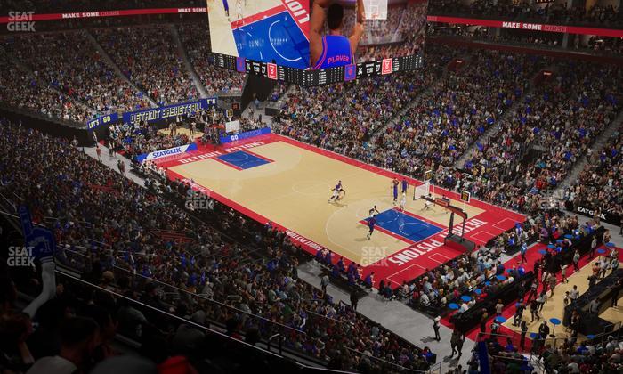 Little Caesars Arena - Section Mezzanine 23 Seat View