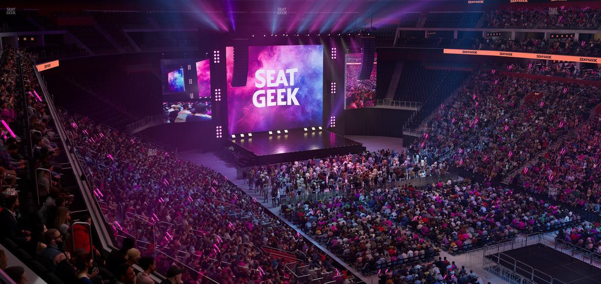Little Caesars Arena - Section Mezzanine 23 Seat View