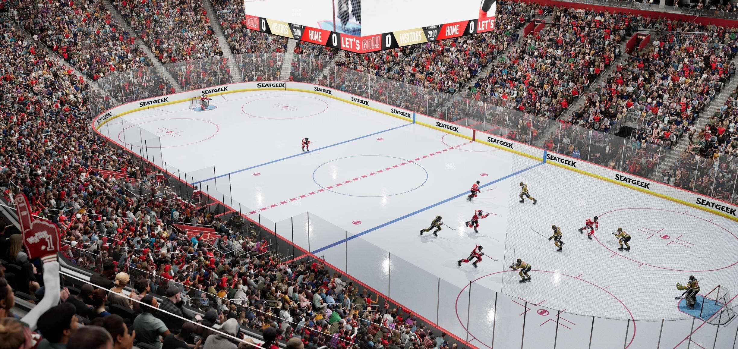 Little Caesars Arena - Section Mezzanine 23 Seat View