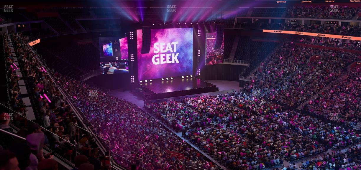 Little Caesars Arena - Section Mezzanine 23 Seat View