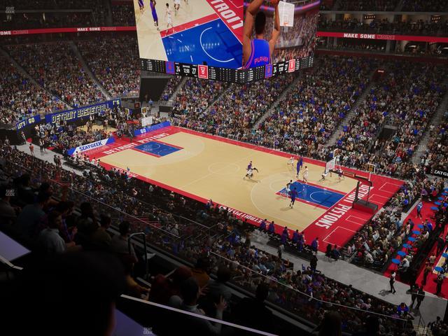 Little Caesars Arena - Section Mezzanine 24 Seat View