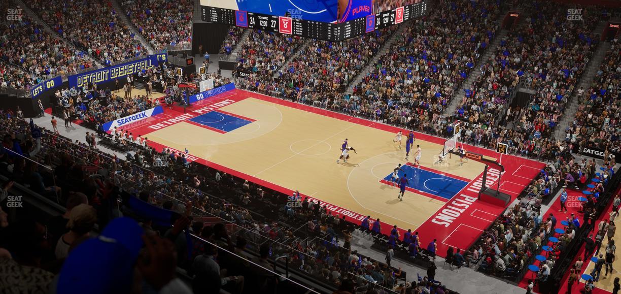 Little Caesars Arena - Section Mezzanine 24 Seat View