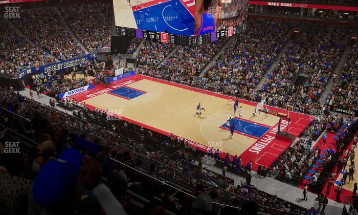 Little Caesars Arena - Section Mezzanine 24 Seat View