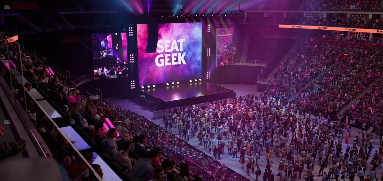 Little Caesars Arena - Section Mezzanine 24 Seat View