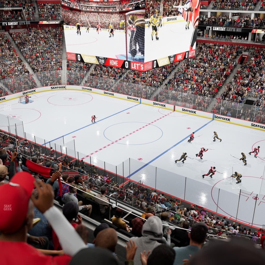 Little Caesars Arena - Section Mezzanine 24 Seat View