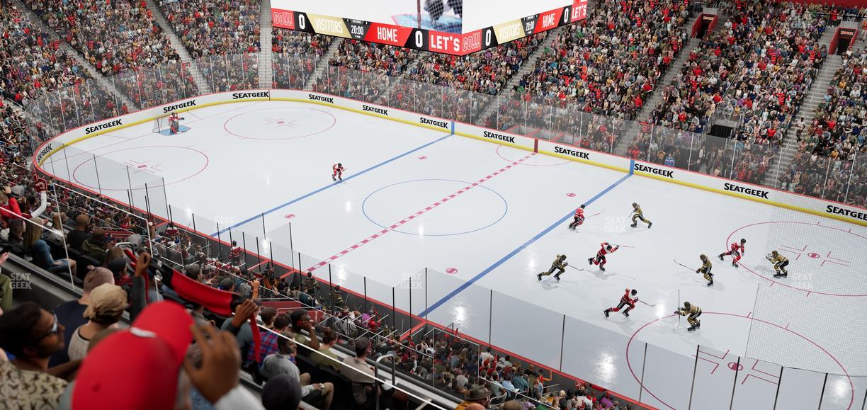 Little Caesars Arena - Section Mezzanine 24 Seat View