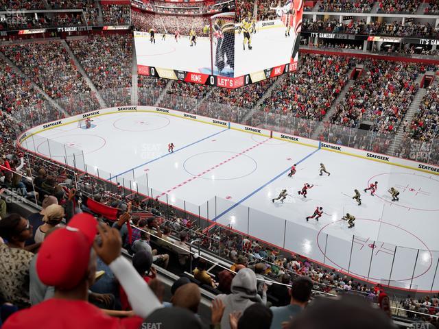 Little Caesars Arena - Section Mezzanine 24 Seat View