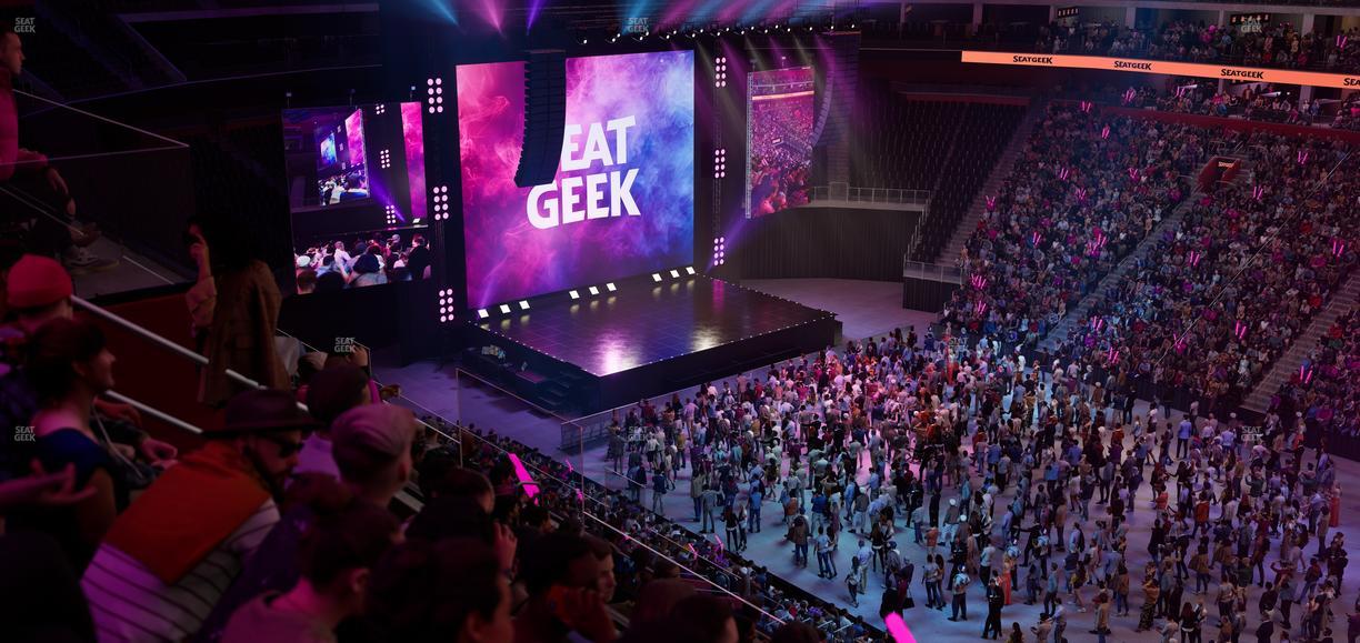 Little Caesars Arena - Section Mezzanine 25 Seat View
