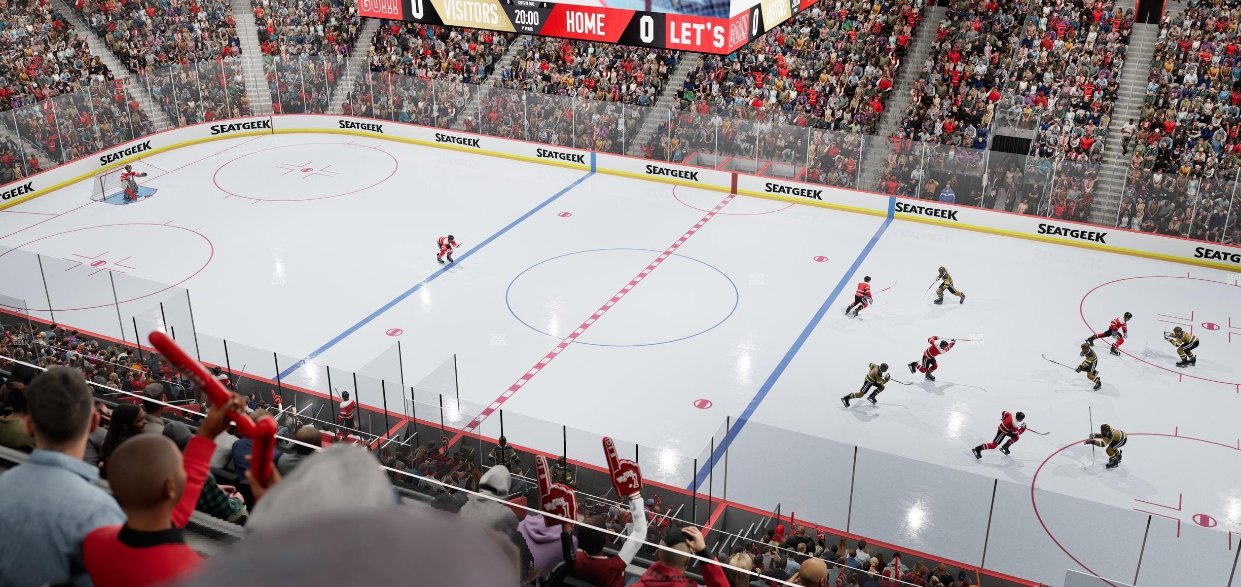 Little Caesars Arena - Section Mezzanine 25 Seat View