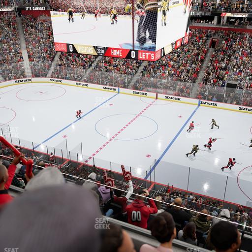 Little Caesars Arena - Section Mezzanine 25 Seat View