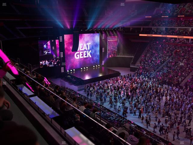 Little Caesars Arena - Section Mezzanine 25 Seat View