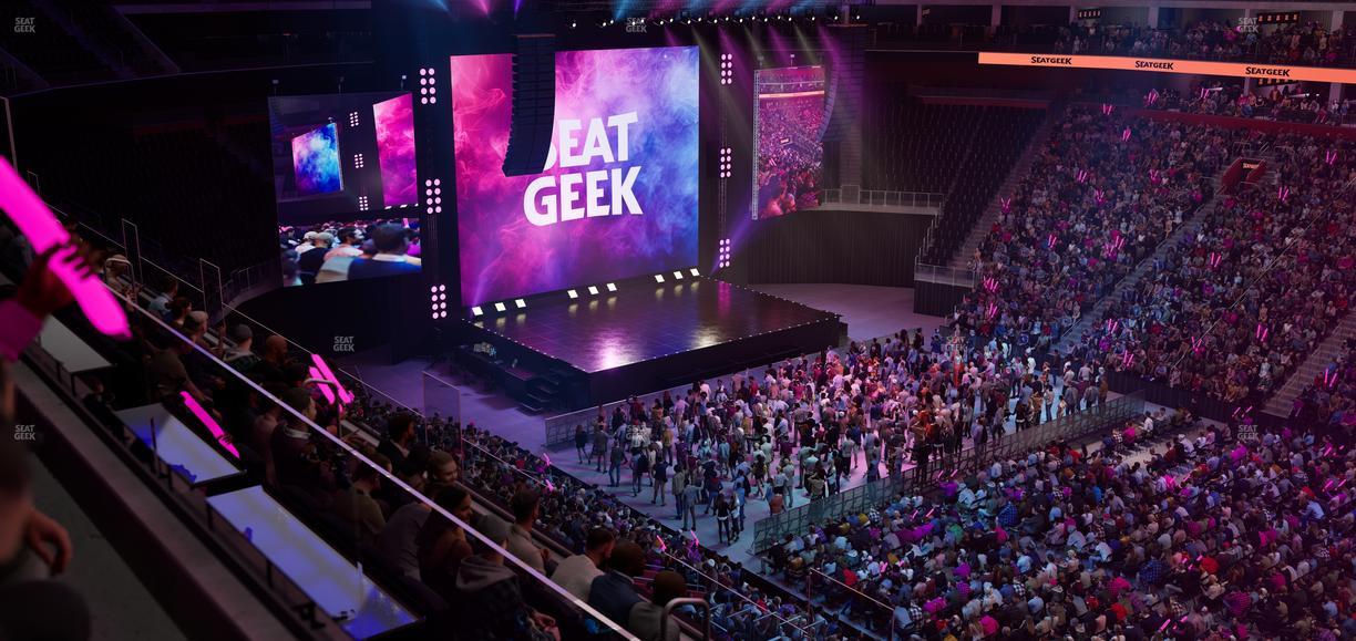 Little Caesars Arena - Section Mezzanine 25 Seat View