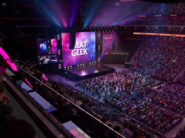 Little Caesars Arena - Section Mezzanine 25 Seat View
