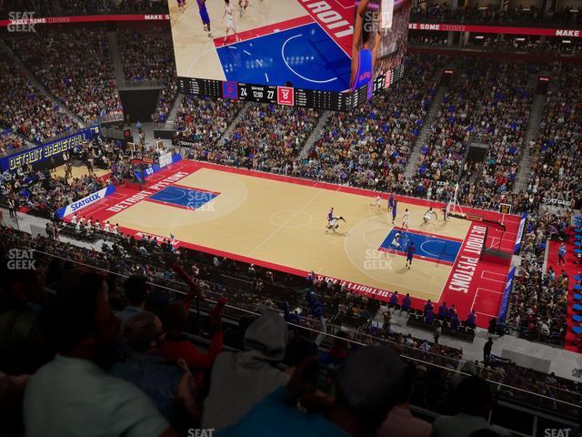 Little Caesars Arena - Section Mezzanine 25 Seat View Little Caesars Arena - Section Mezzanine 25 Seat View