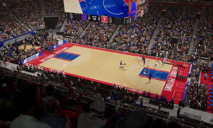 Little Caesars Arena - Section Mezzanine 25 Seat View