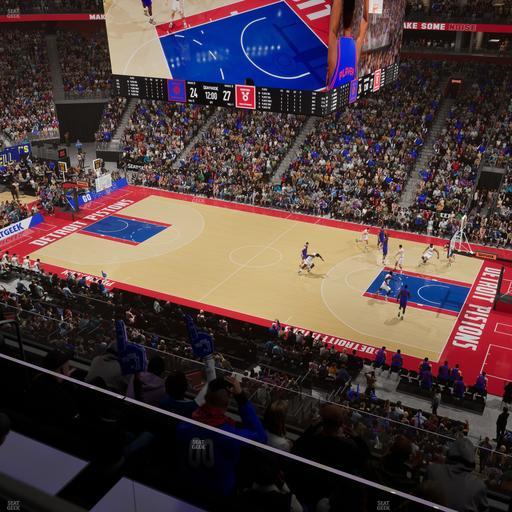 Little Caesars Arena - Section Mezzanine 25 Seat View