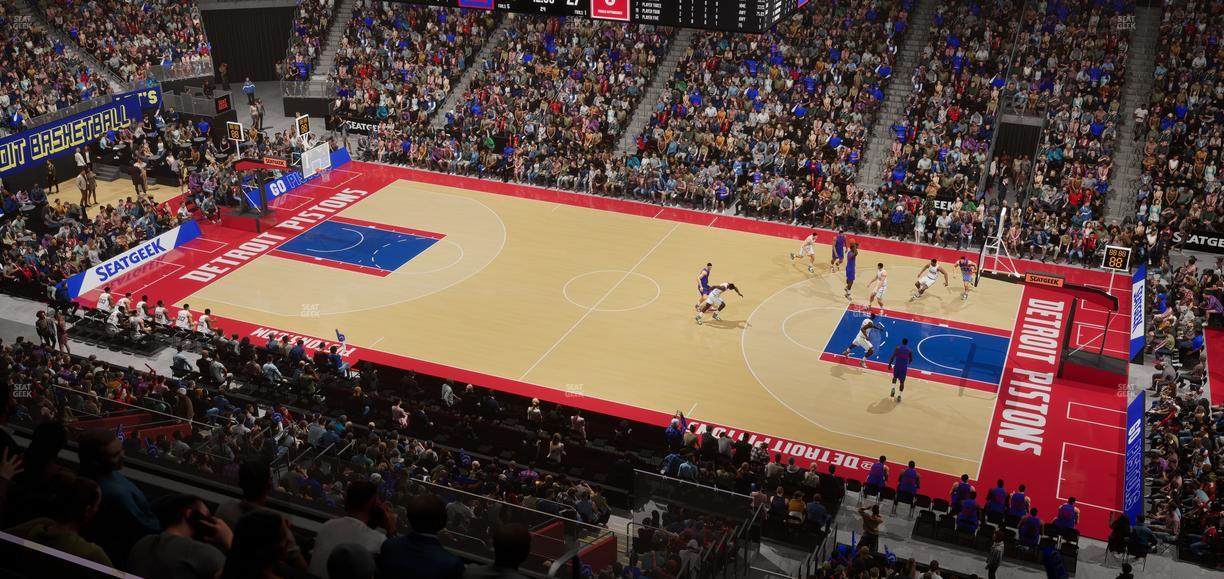 Little Caesars Arena - Section Mezzanine 26 Seat View