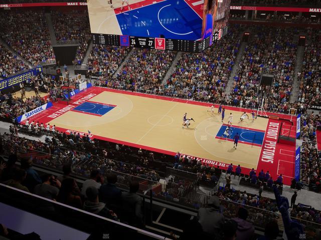 Little Caesars Arena - Section Mezzanine 26 Seat View