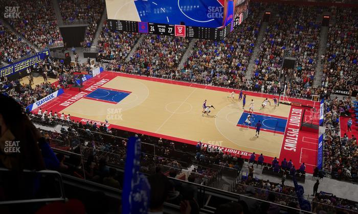 Little Caesars Arena - Section Mezzanine 26 Seat View