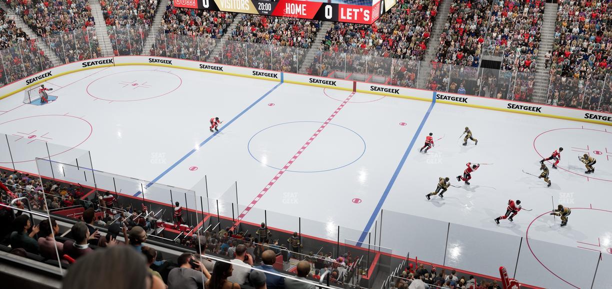 Little Caesars Arena - Section Mezzanine 26 Seat View