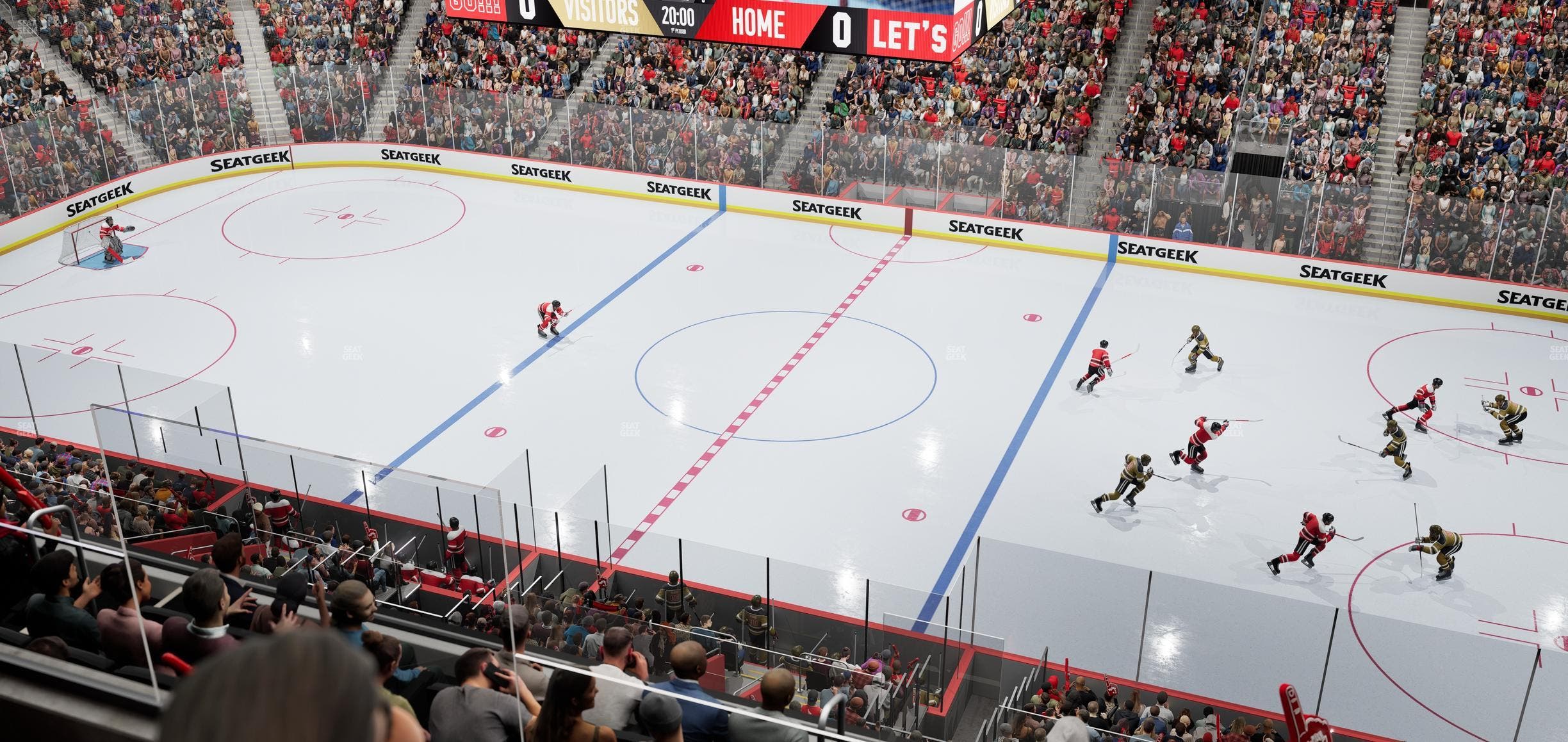 Little Caesars Arena - Section Mezzanine 26 Seat View
