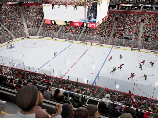 Little Caesars Arena - Section Mezzanine 26 Seat View