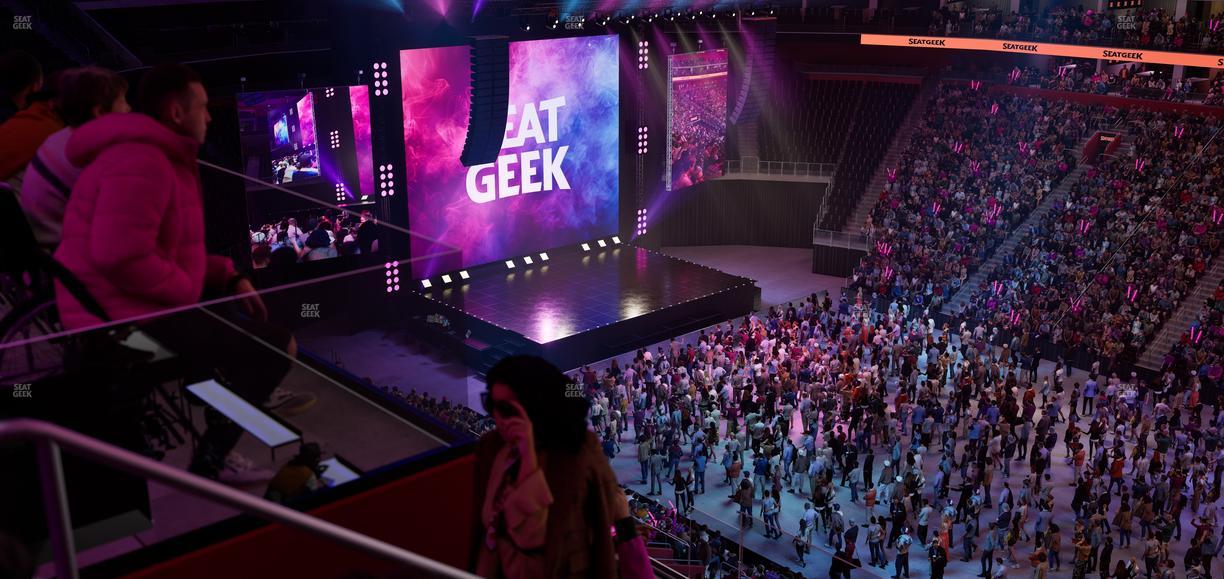 Little Caesars Arena - Section Mezzanine 26 Seat View