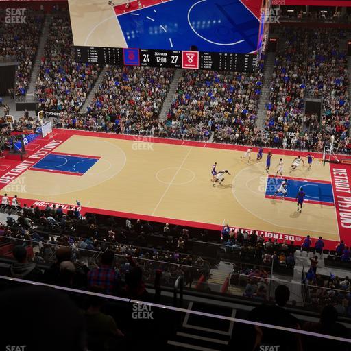 Little Caesars Arena - Section Mezzanine 27 Seat View