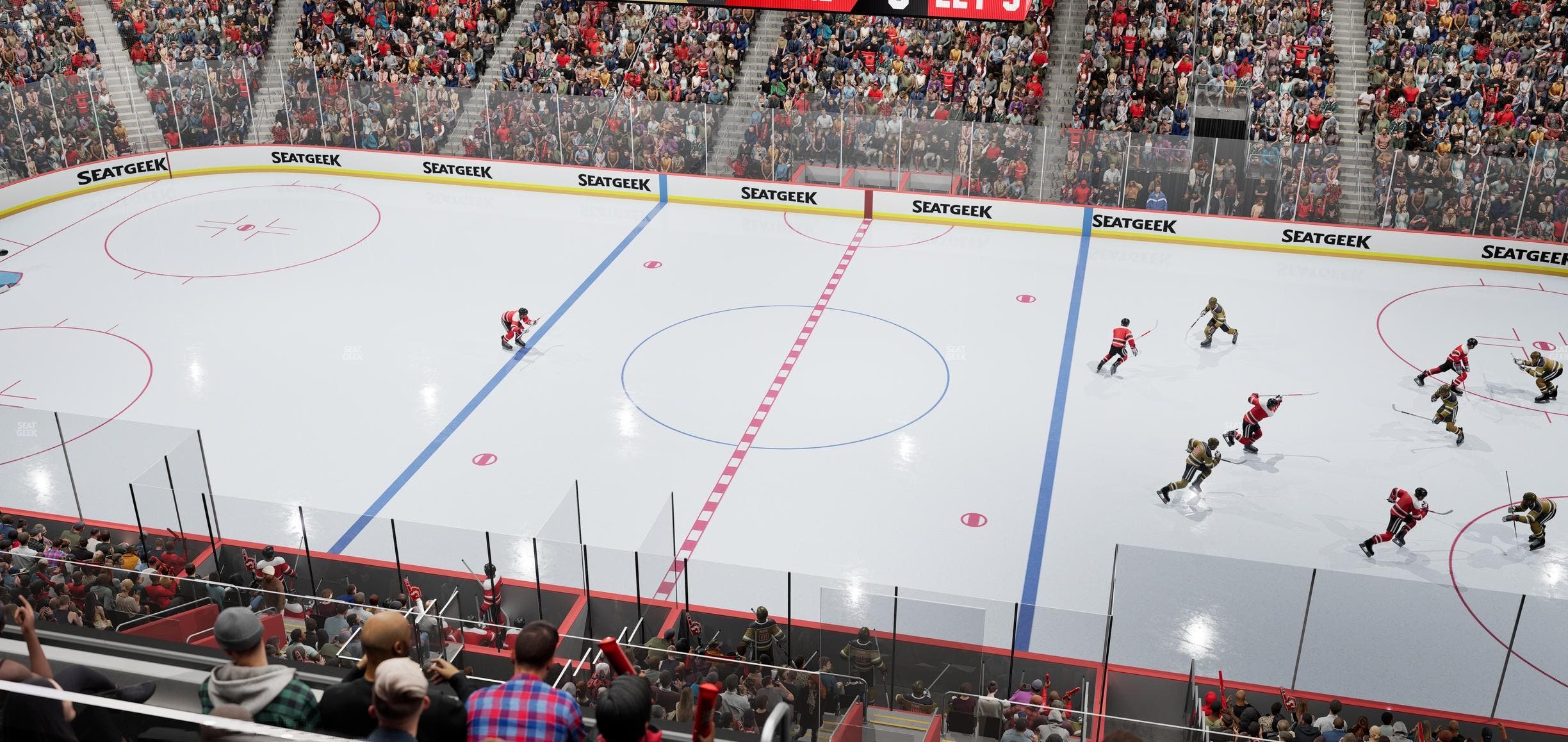 Little Caesars Arena - Section Mezzanine 27 Seat View