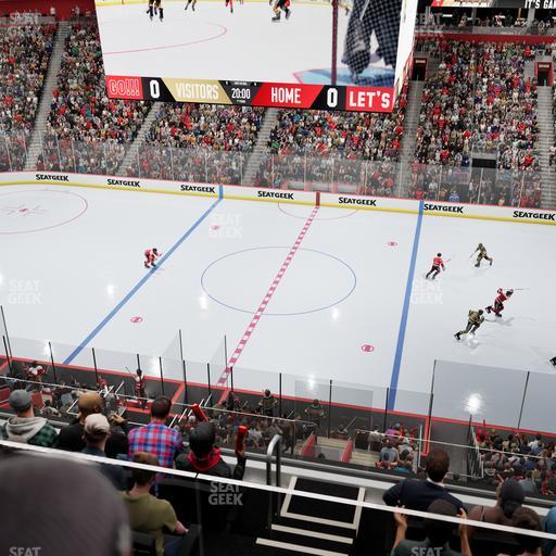 Little Caesars Arena - Section Mezzanine 27 Seat View