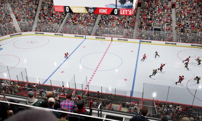 Little Caesars Arena - Section Mezzanine 27 Seat View