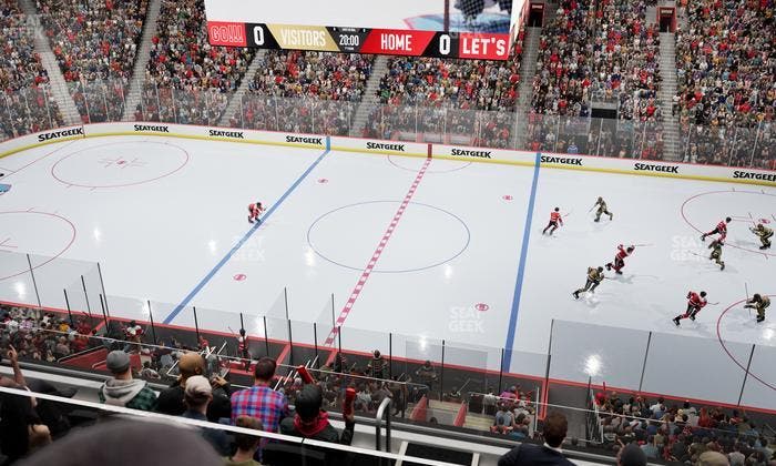 Little Caesars Arena - Section Mezzanine 27 Seat View