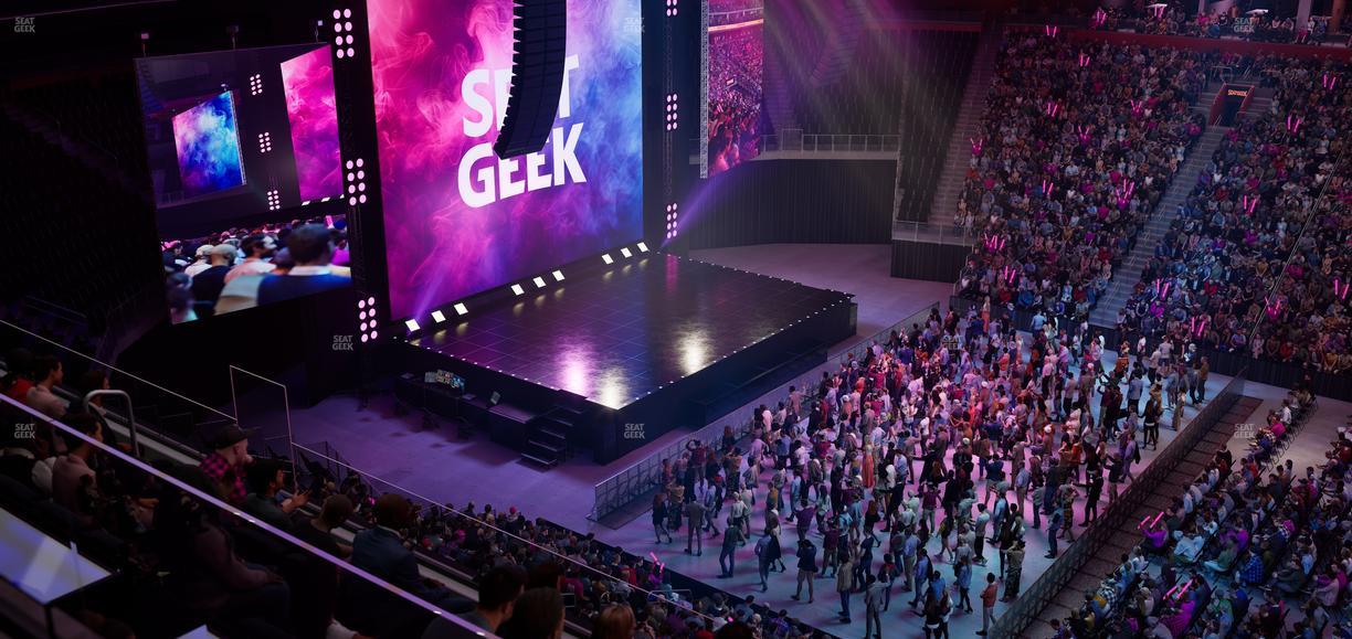 Little Caesars Arena - Section Mezzanine 28 Seat View